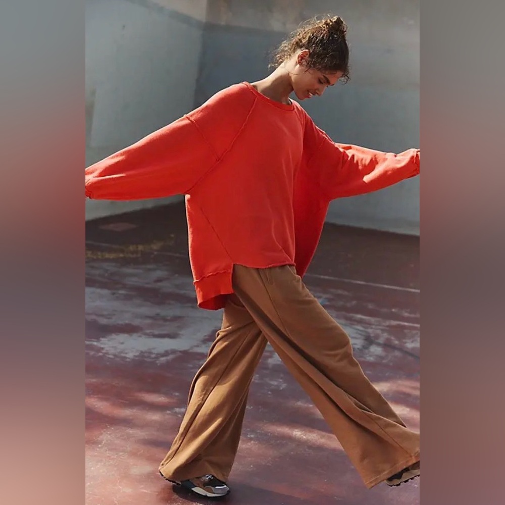 NWT FREE PEOPLE Movement 
One To Beat Pullover - Flame
$78 MSRP - Picture 2 of 12